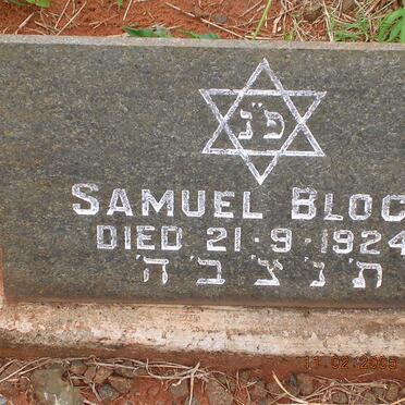 BLOCK Samuel -1924