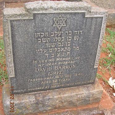 BARRON David -1941