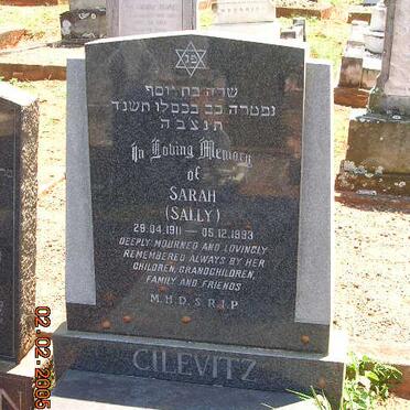 CILEVITZ Sarah 1911-1993