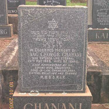 CHANANI Isaac George -1965