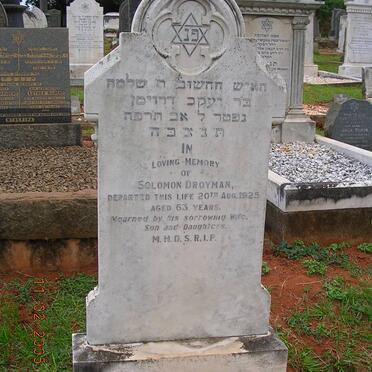 DROYMAN Solomon -1925