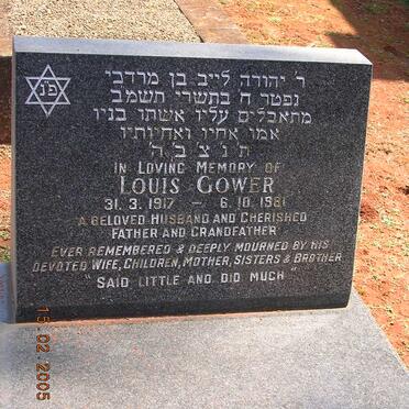 GOWER Louis 1917-1981