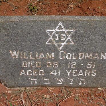 GOLDMAN William -1951