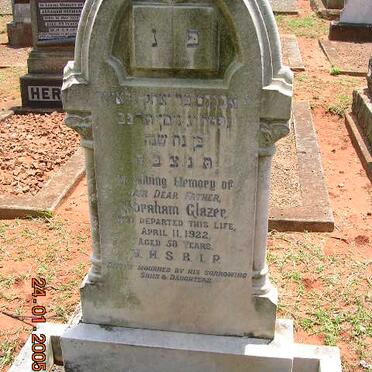 GLAZER Abraham -1922