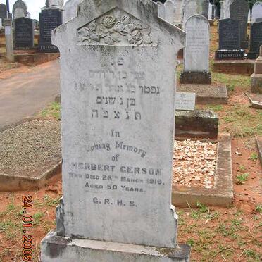 GERSON Herbert -1916