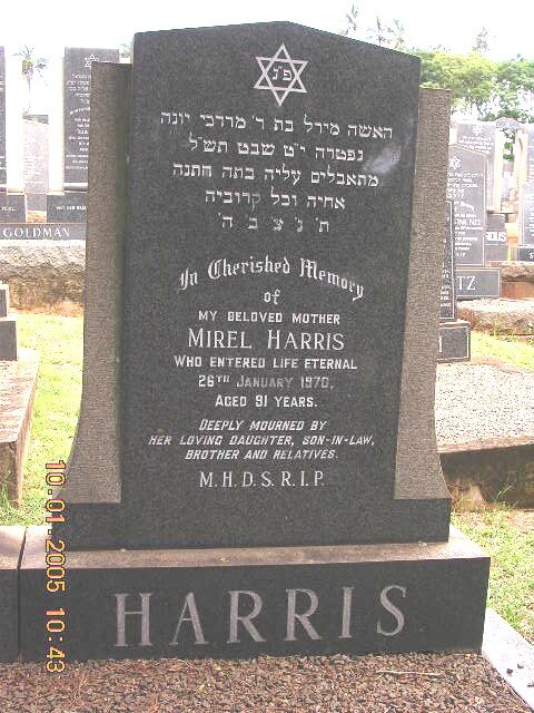 HARRIS Mirel -1970