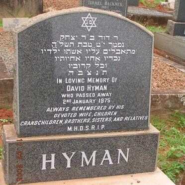 HYMAN David -1975