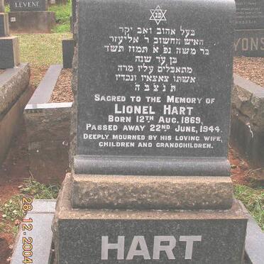 HART Lionel 1869-1944