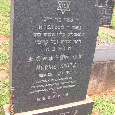 KWITZ Morris -1971
