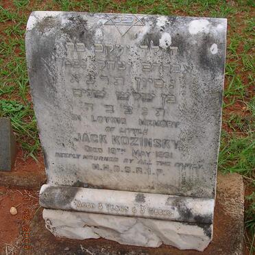 KOZINSKY Jack -1931