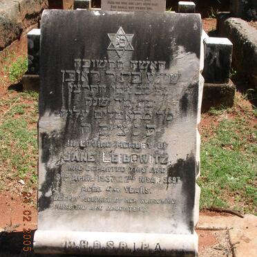 LEIBOWITZ Jane -1937