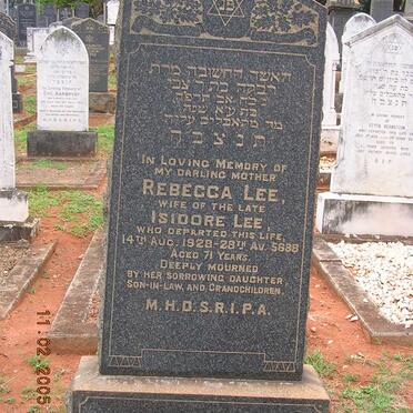 LEE Rebecca -1928