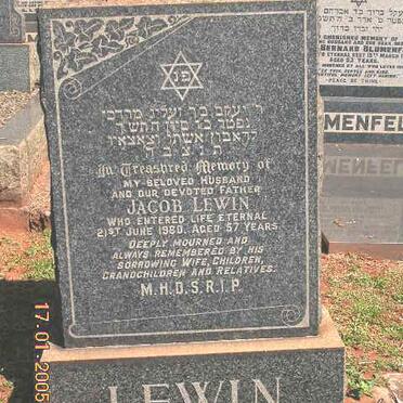 LEWIN Jacob -1960
