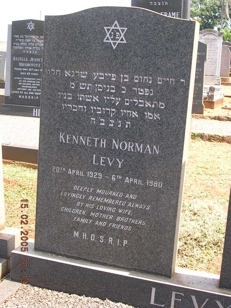 LEVY Kenneth Norman 1929-1980