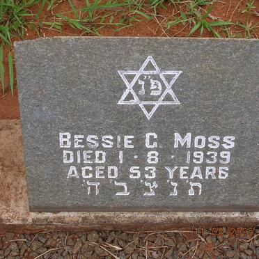 MOSS Bessie C. -1939
