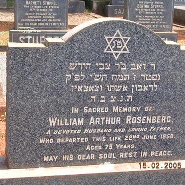 ROSENBERG William Arthur -1950