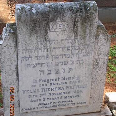 RAPHAEL Velma Theresa -1924