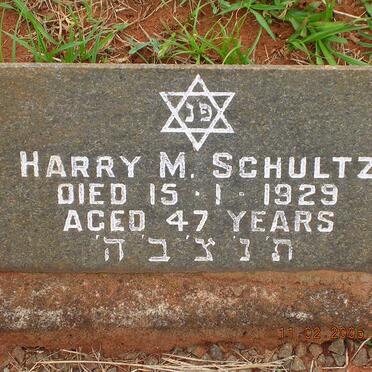 SCHULTZ Harry M. -1929