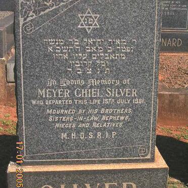 SILVER Meyer Chiel -1961