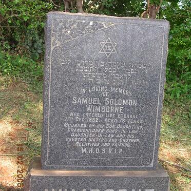 WIMBORNE Samuel Solomon -1962