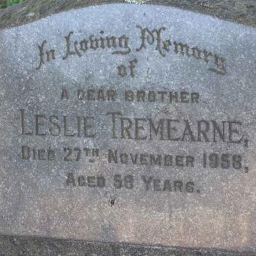 TREMEARNE Leslie -1958