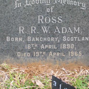 ADAM R.R.W. 1890-1965