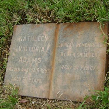 ADAMS Kathleen Victoria -1980
