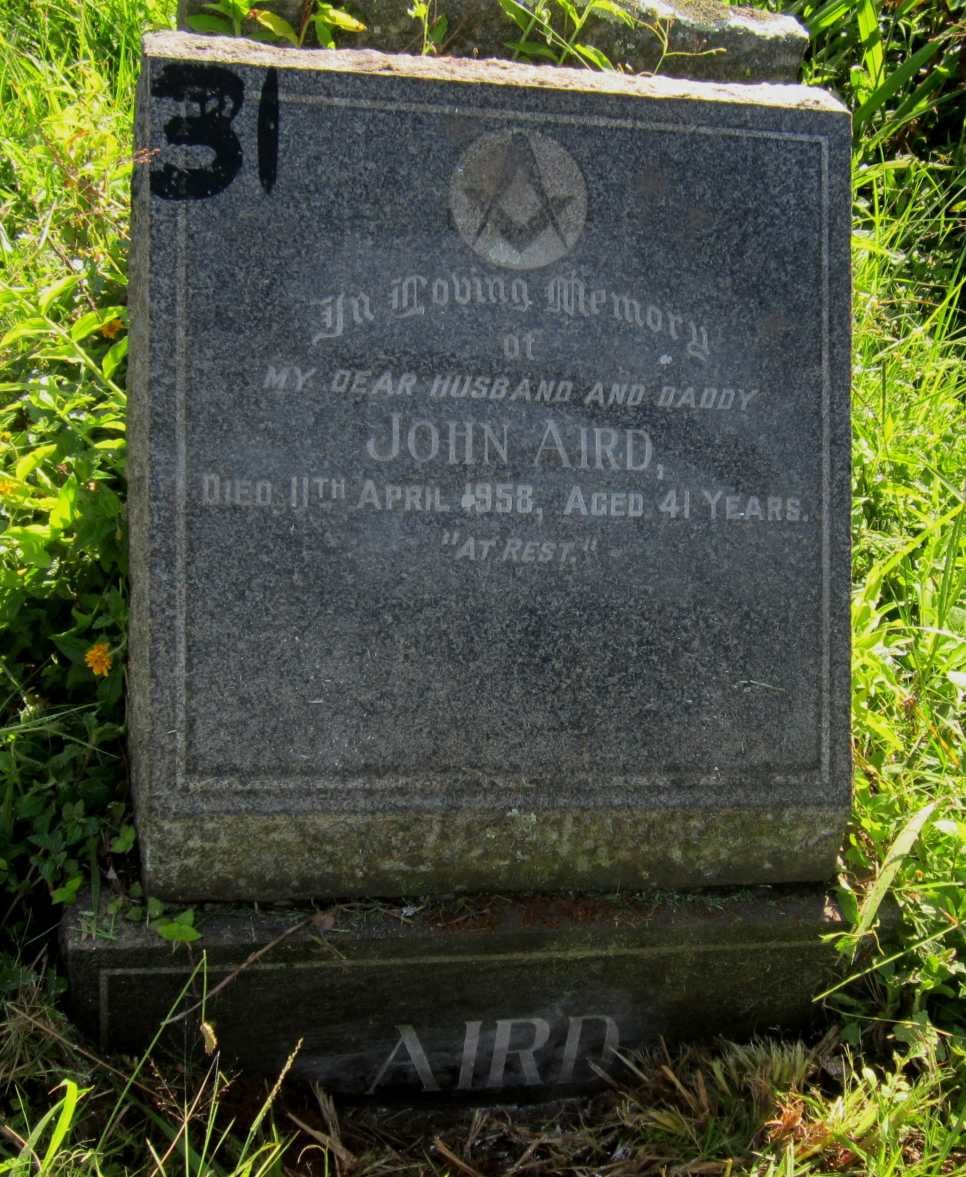AIRD John -1958