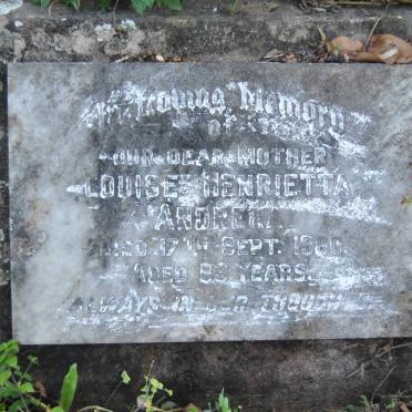 ANDREKA Louise Henrietta -1960