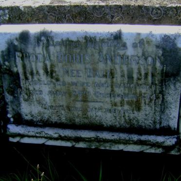 ANDERSON Rhoda Doris nee BALL -1943