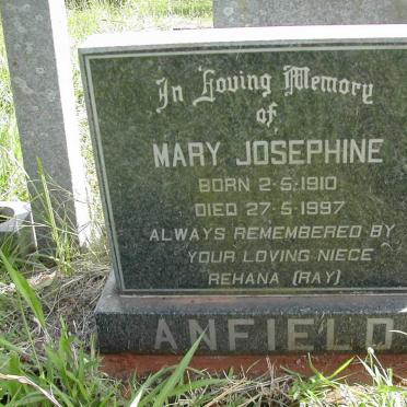 ANFIELD Mary Josephine 1910-1997