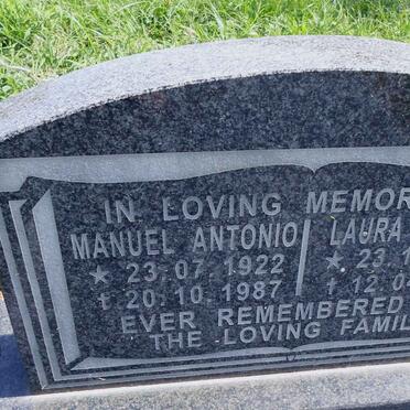 ANTONIO Manuel 1922-1987 &amp; Laura 1923-2004