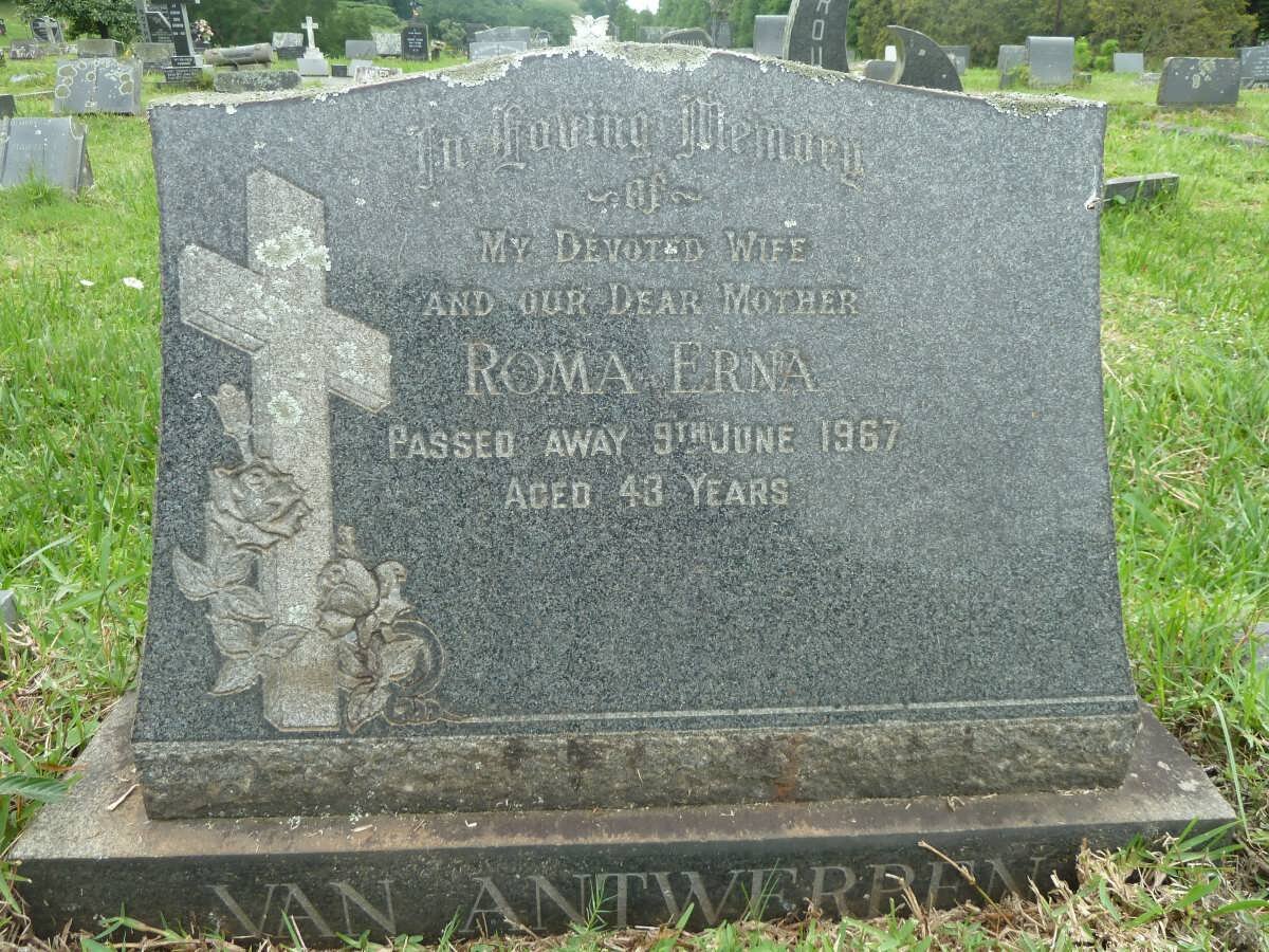 ANTWERPEN Roma Erna, van -1967