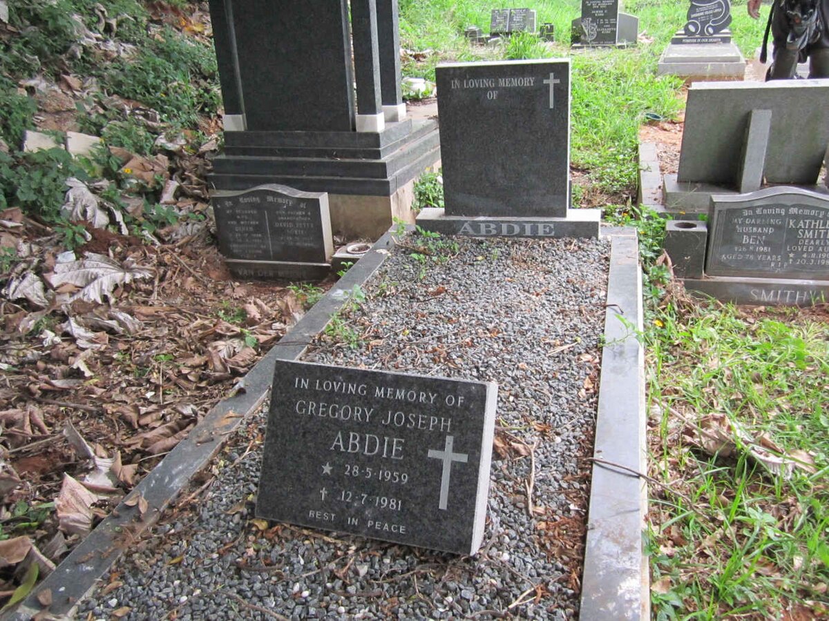 ABDIE Gregory Joseph 1959-1981