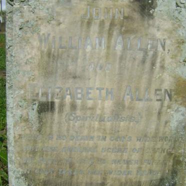 ALLEN William &amp; Elizabeth