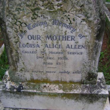ALLEN Louisa Alice -1939