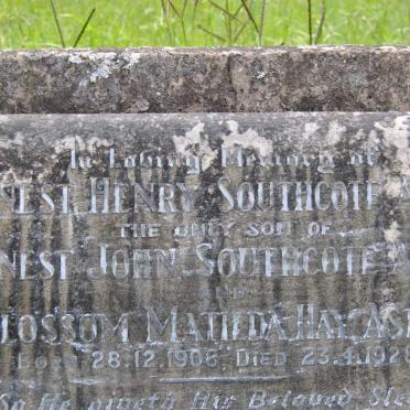 ASTON Ernest Henry Southcote 1908-1928