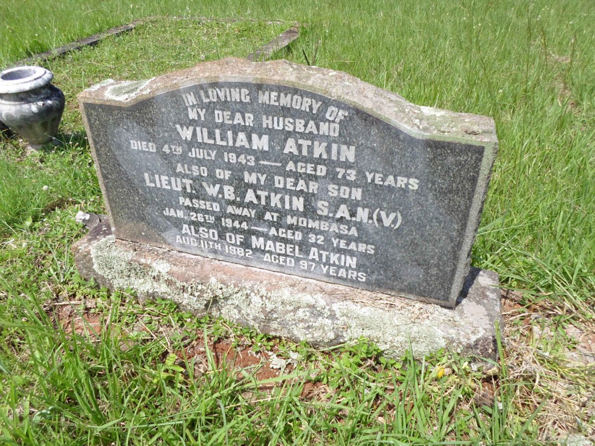 ATKIN William -1943 &amp; Mabel -1982 :: ATKIN W.B. -1944