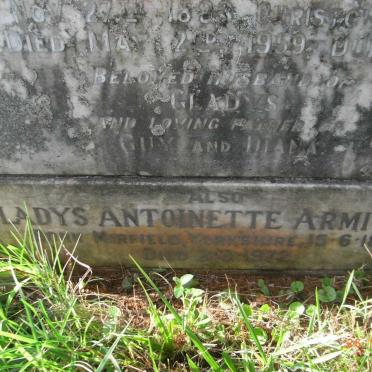 ARMITAGE Gladys Antoinette 1891-1972