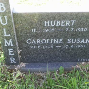 BULMER Hubert 1905-1950 &amp; Caroline Susan 1909-1963