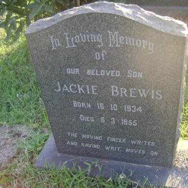 BREWIS Jackie 1934-1955