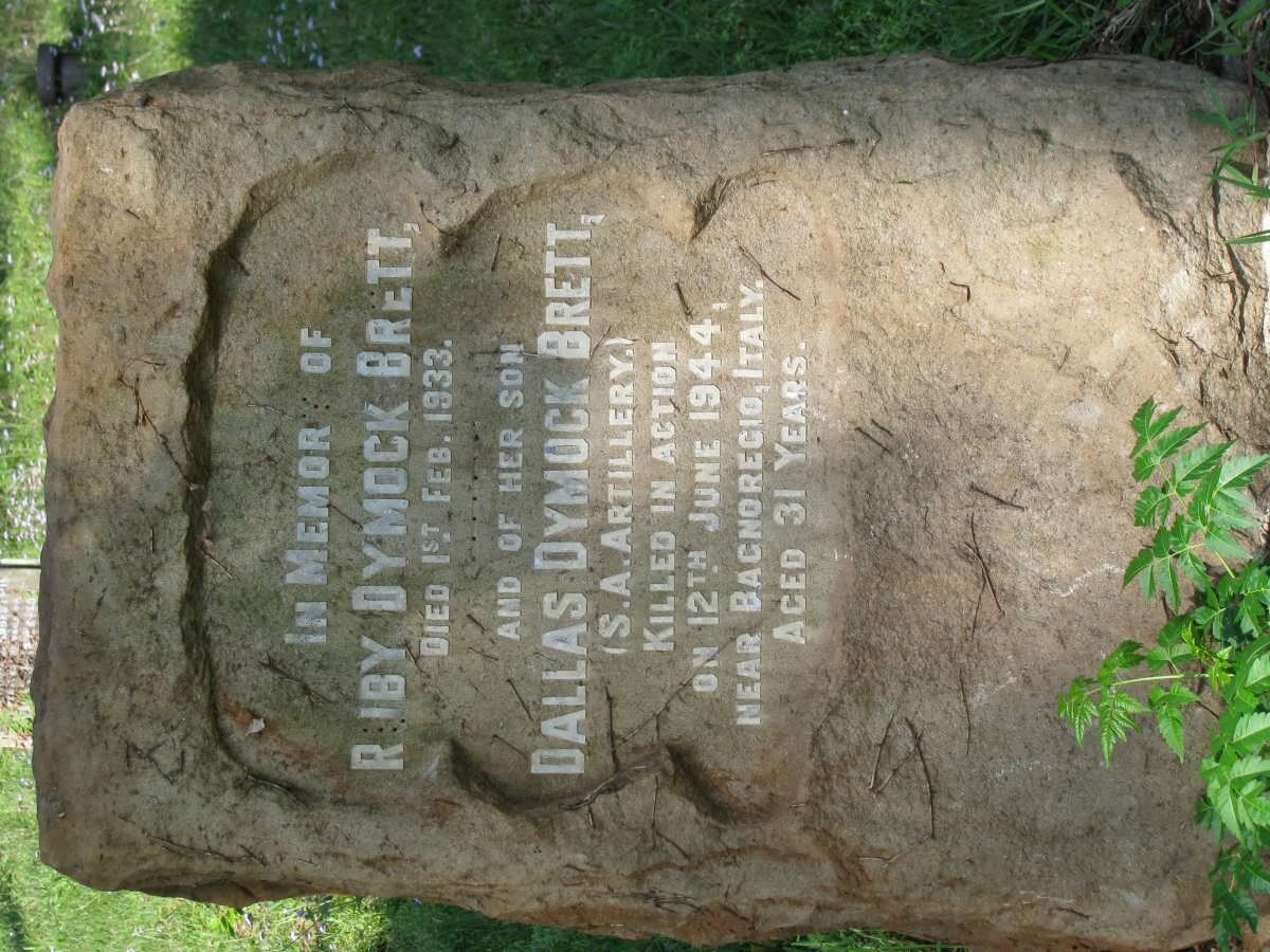 BRETT Dallas Dymock -1944 :: BRETT Ruby Dymock -1933