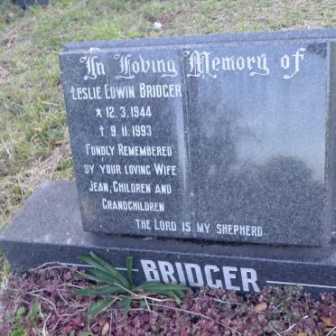 BRIDGER Leslie Edwin 1944-1993