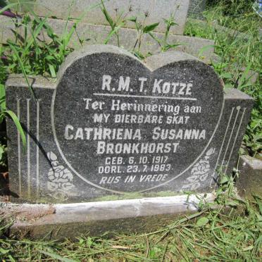 BRONKHORST Cathriena Susanna 1917-1983