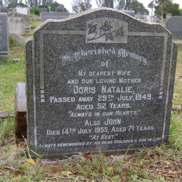 BRISTO John -1955 :: BRISTO Doris Natalie -1949 :: BRISTO Isabella -1966