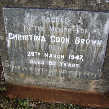 BROWN Christina Cook -1947