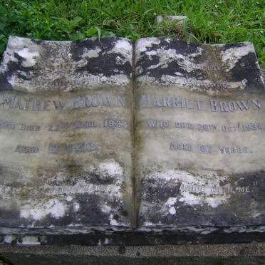 BROWN Mathew -1934 &amp; Harriet -1934