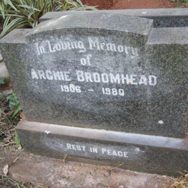 BROOMHEAD Archie 1906-1980
