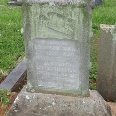 BRONKHORST Jasper Petrus Corneluis 1904-1963