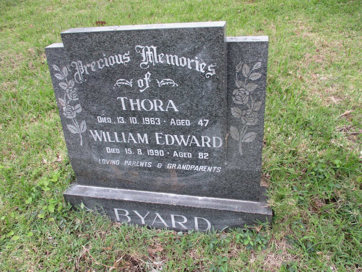 BYARD William Edward -1990 &amp; Thora -1963